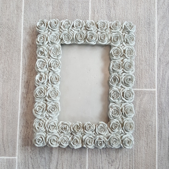 Urban Outfitters Other - Urban Outfitters Grey Rose Picture Frame